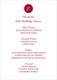 Red Circle Initials Menu Cards Image 5 of 7
